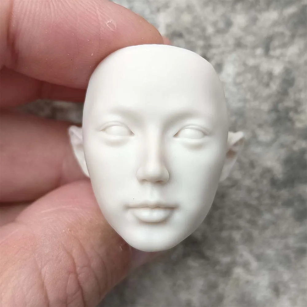 

Масштаб 1/6, азиатская девушка, красота, Цзин, Неокрашенная модель лица и модель головы Для 12-дюймового тела, аксессуары для творчества