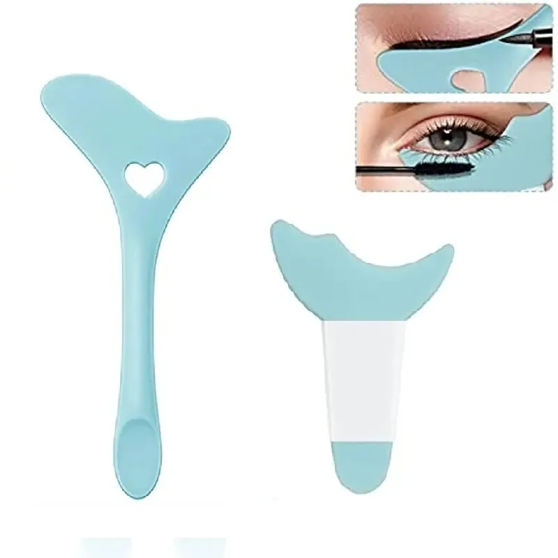 2Pcs Set Makeup Tools Eye Stencils Applicator Guide