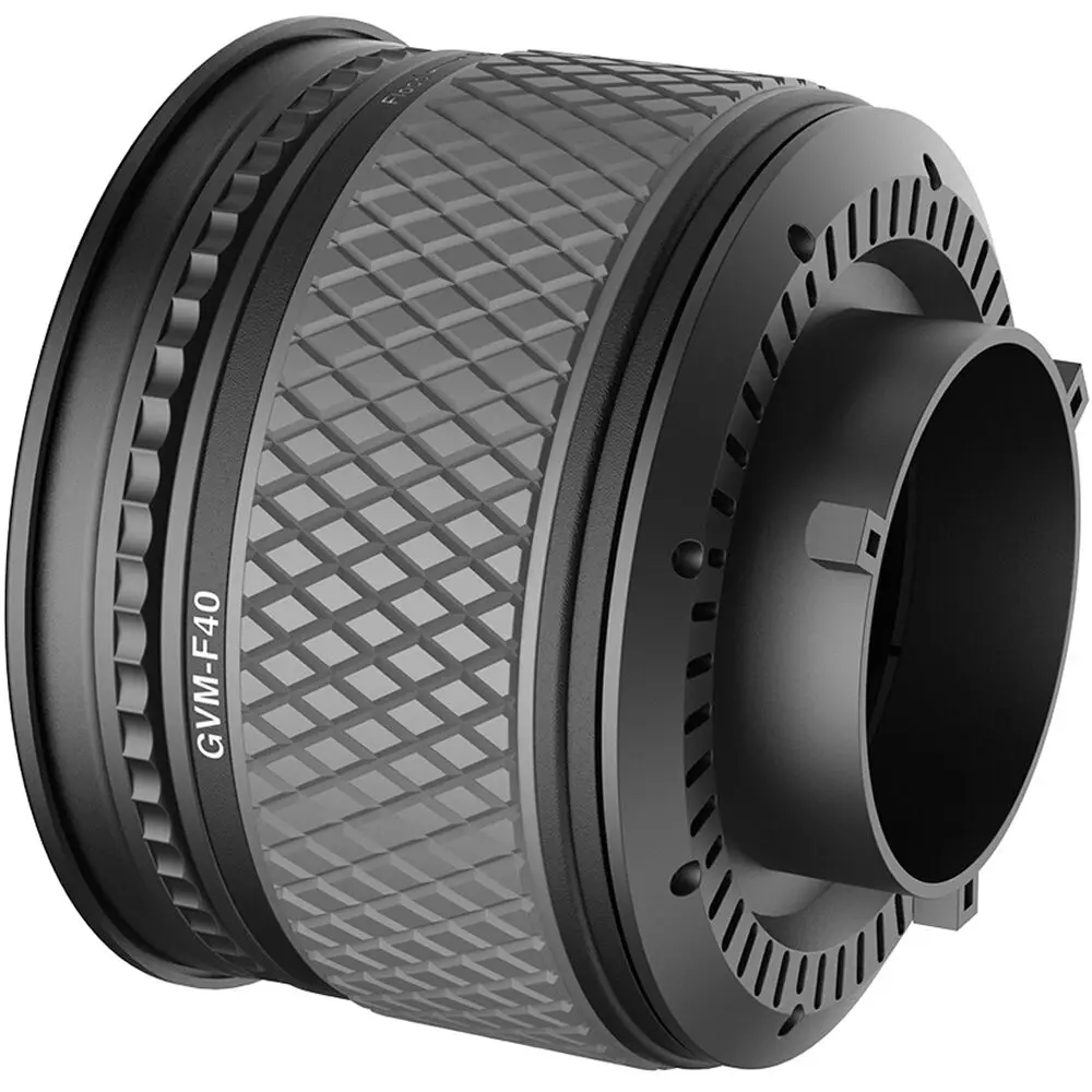 GVM F40 Fresnel Attachment for LED Light Spotlight Brightness Improve Compatible