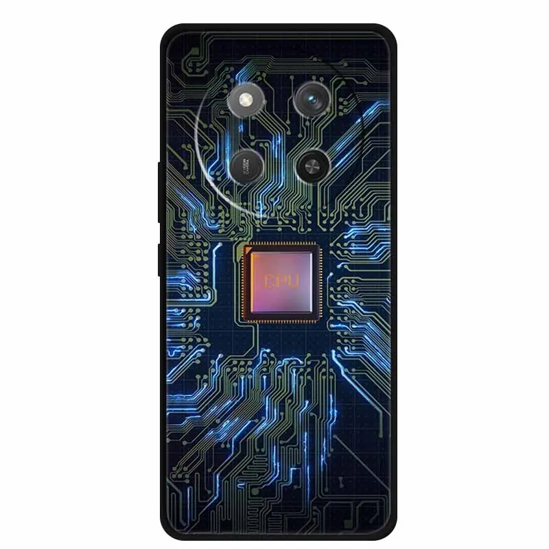 Cat Print Soft TPU Silicone Phone Cover - Lovely Painted Design