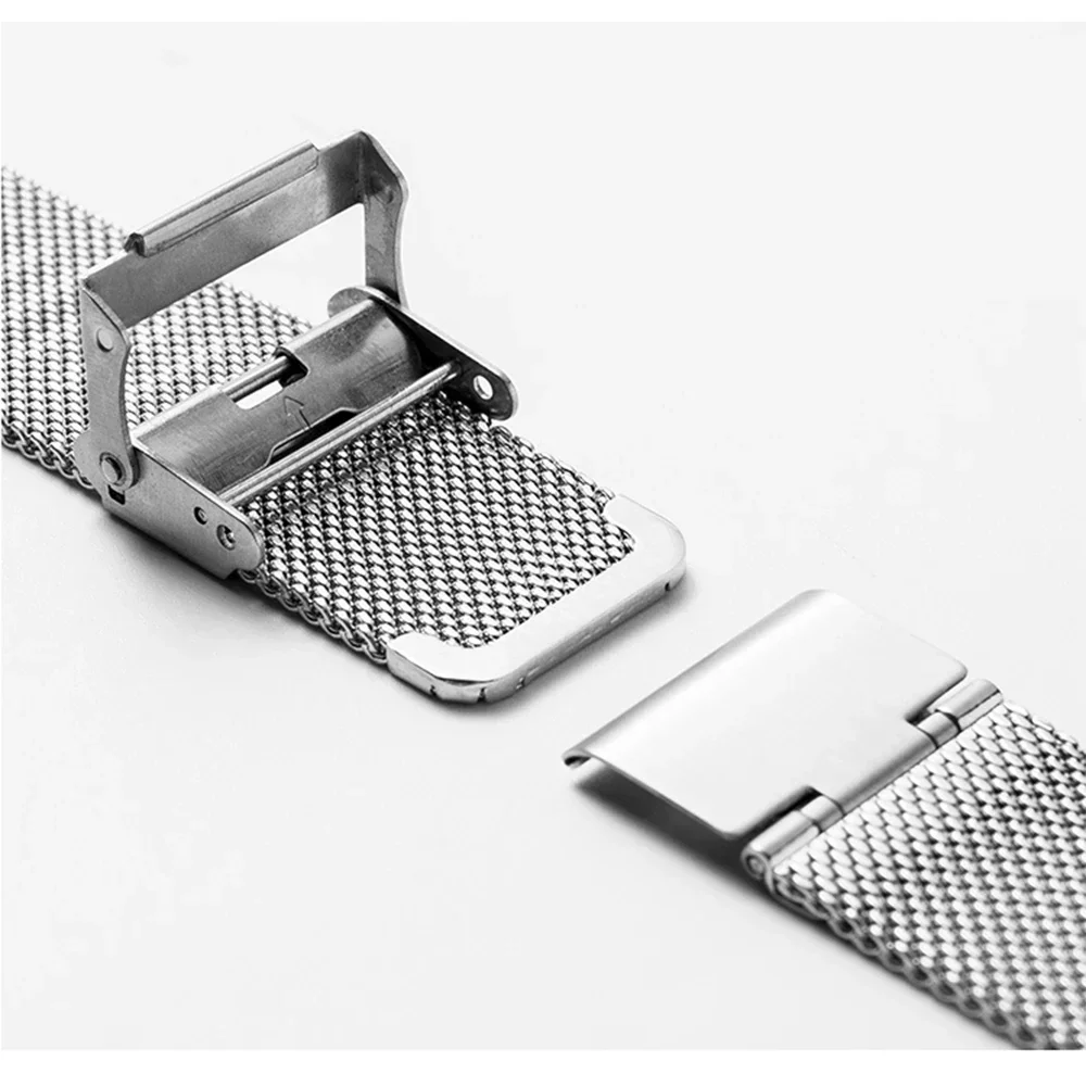 Elegant Universal Milanese Loop Strap - Stainless Steel Smartwatch Band