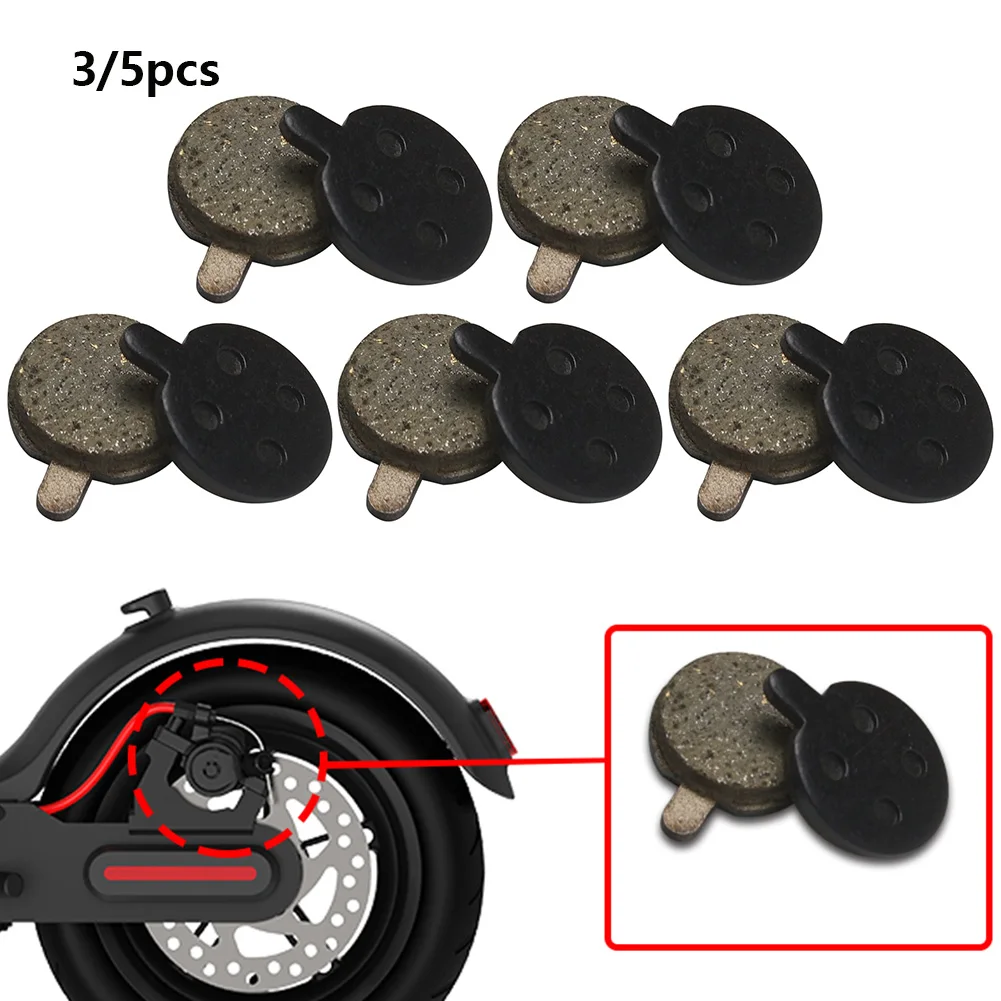 1/2/3/5 Pair Electric Scooter Metal Disc Brake Pads Replacement Parts