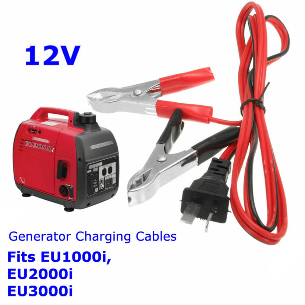 12V Generator DC Charging Cable Cord Wire For Honda Generator EU1000i EU2000i Rechargeable Cable Wire Accessories generator charging cable
