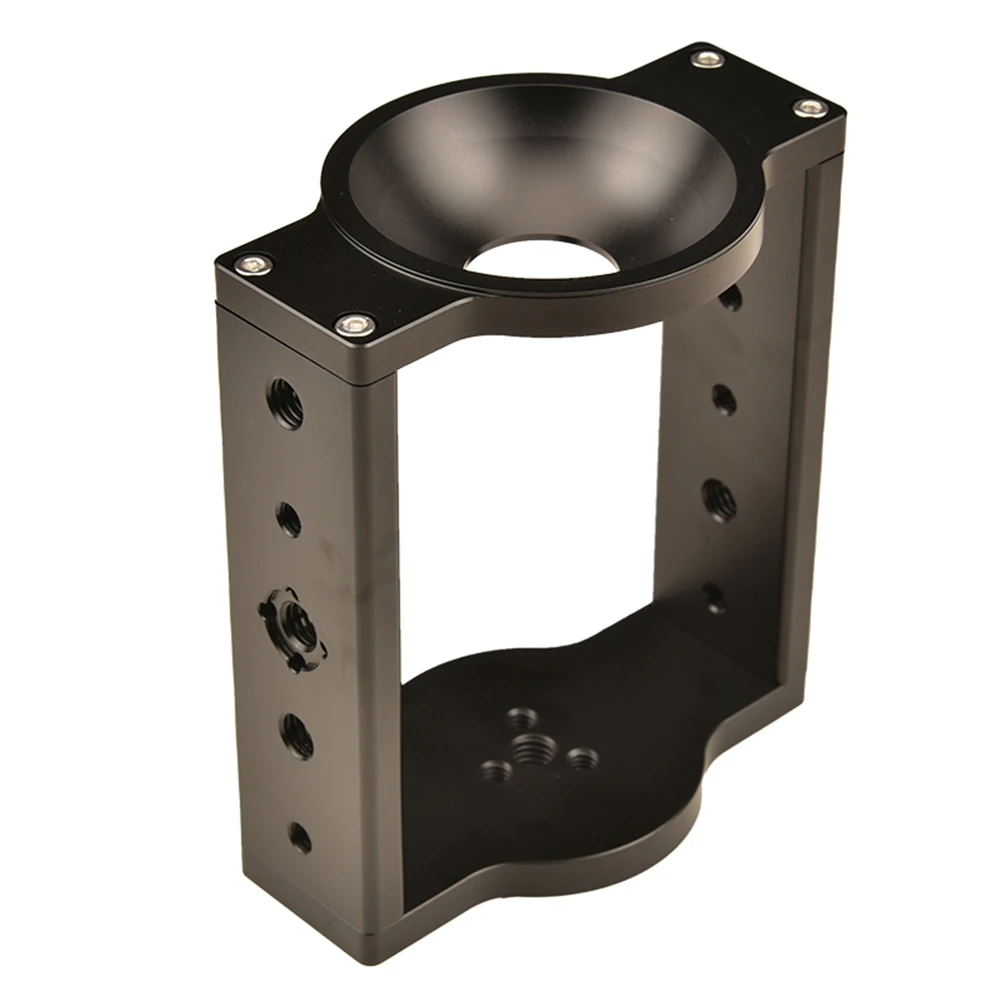65mm 75mm Half Ball Flat To Bowl Adapter Converter Riser Half Ball Flat Bowl Type Converter Adapter for Camera Tripod Fluid Head