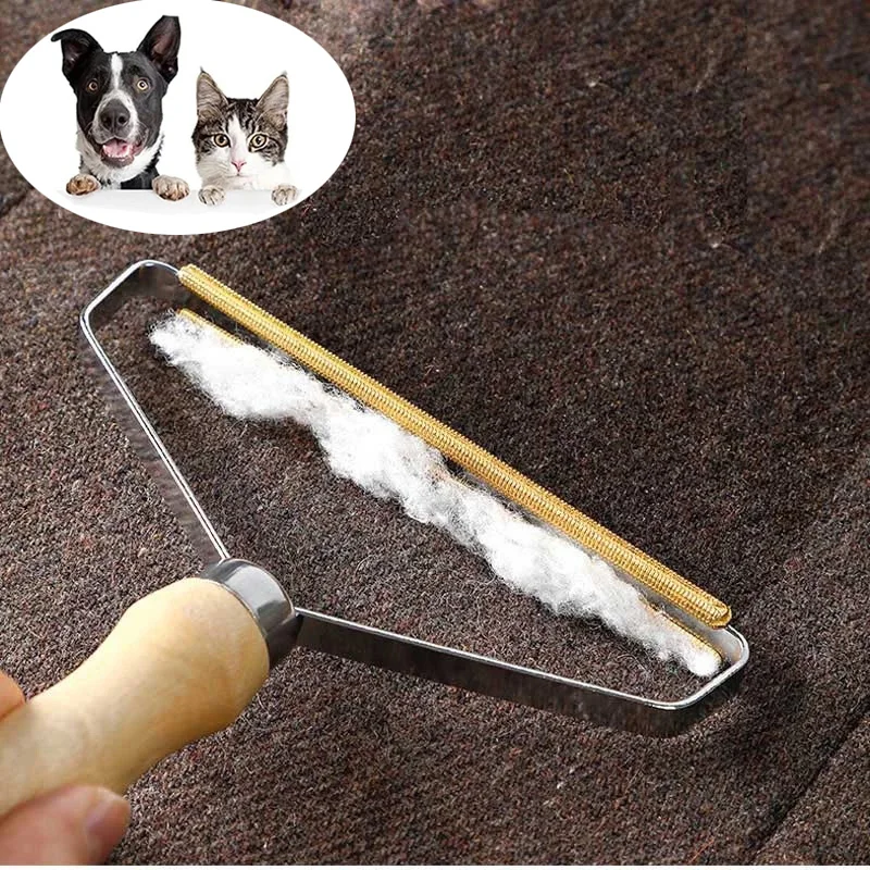Wooden Epilator Sweater Clothes Shaver Fabric Lint Removers Manual Portable Trimmer Comb |