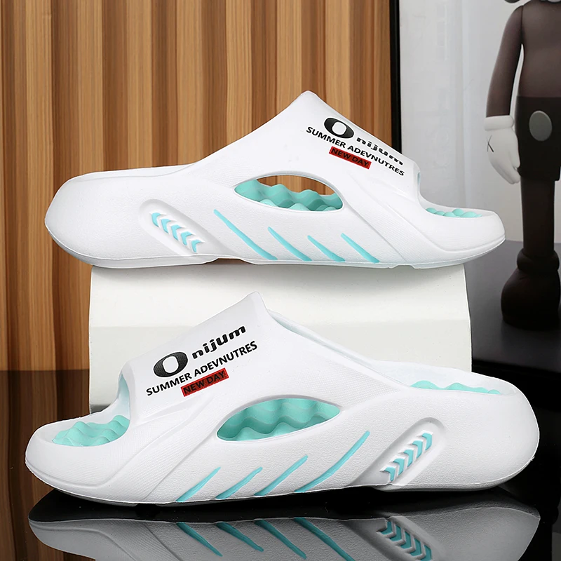 Slippers Sandals Men Women Summer 2025 EVA Soft-sole Unisex Indoor Outdoor Walking Beach Shoes Boys Girls