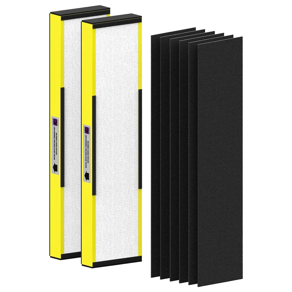 

Фильтр сменный FLT5000 HEPA для Germ Purifier AC5000, AC5000E, AC5250PT, AC5350B, AC5350BCA, AC5350W, 2 упаковки