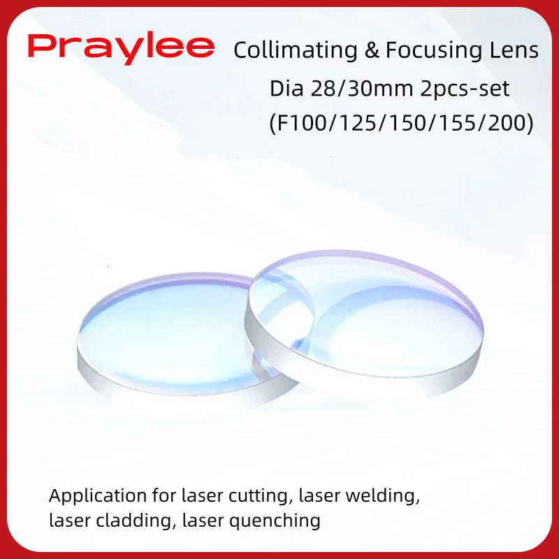 Cloudray Kollimatorlinse D30F100 – Quarz, 1064 Nm, Für Raytools / Hans Laser
