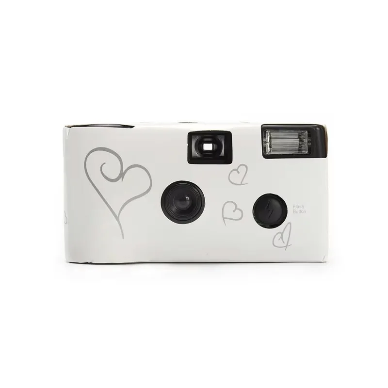 16/27 דפים תמונות מצלמת סרט חד פעמית עם פלאש מתנה לילדים סט מצלמת סרט חד פעמית   ﻿