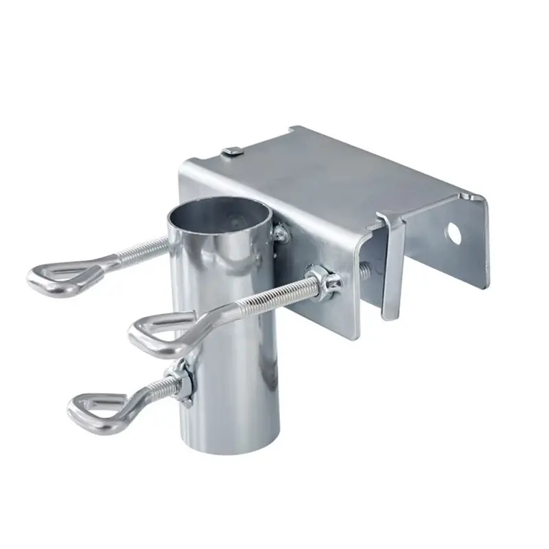 Patio Umbrella Stand Holder Metal Umbrella Clamp for Flags and Fishing Rods on Railing Fences Gardens Benches parasol wędkarski umbrella stand holder