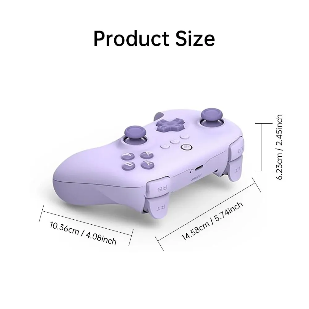 8Bitdo Ƽ C 2.4g  Ʈѷ,    10 11 ,PC  , ȵ̵  ũ