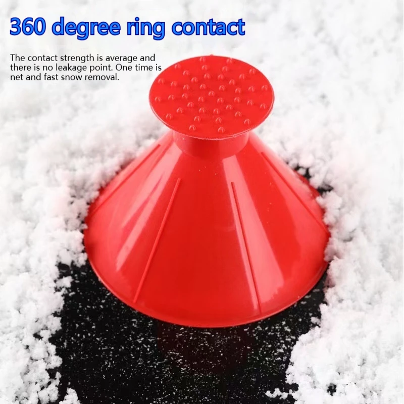 Raclette à Glace Vintage Rouge - Outil Multi-usage Pour Pare-brise Et Vitres, Occasion États-Unis