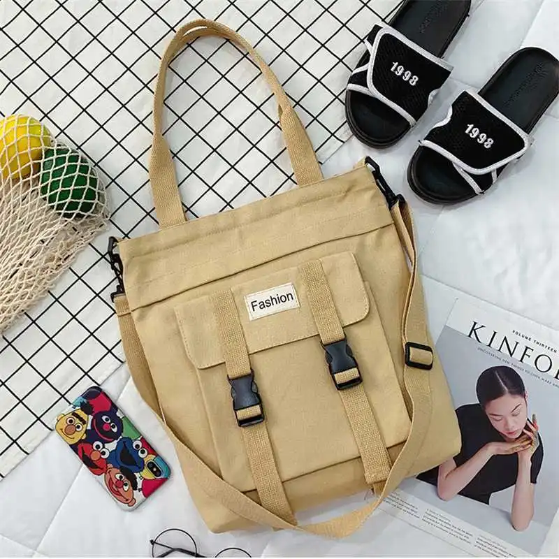 

Schoolbag Canvas Simple Postman Messenger Student Fashion Waterproof