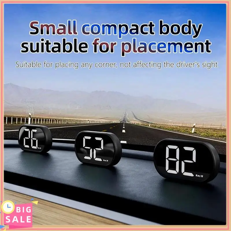 Better-Car HUD Head Up Display,X2 GPS Speedometer, Digital Speedometer MPH With LED Large Font, Plug & Play, For All Cars