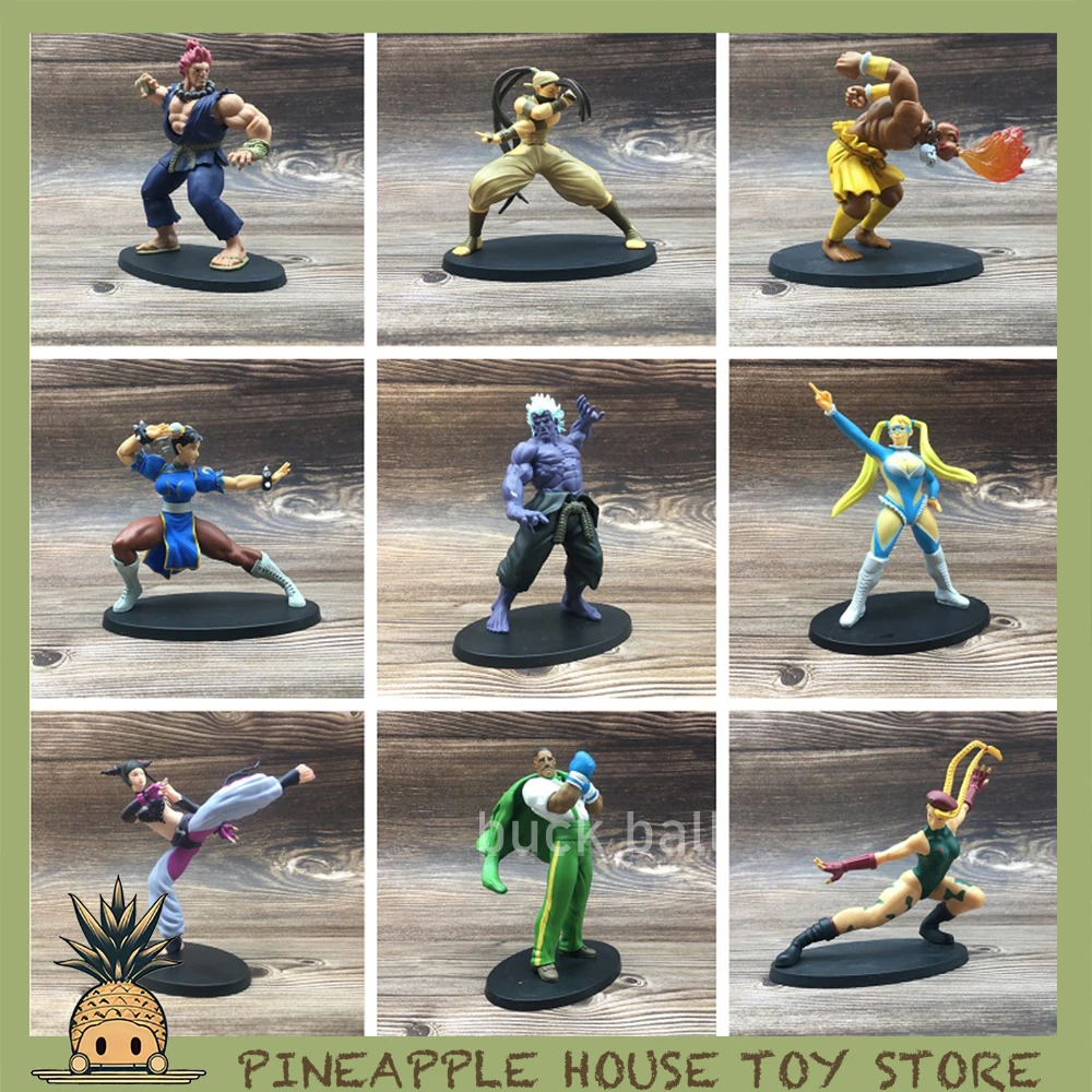 

Original Street Fighter Game Action Figures Chun Li Akuma Oni Anime Figure Cammy Gouki Mika Figurine PVC Statue Model Doll Gifts