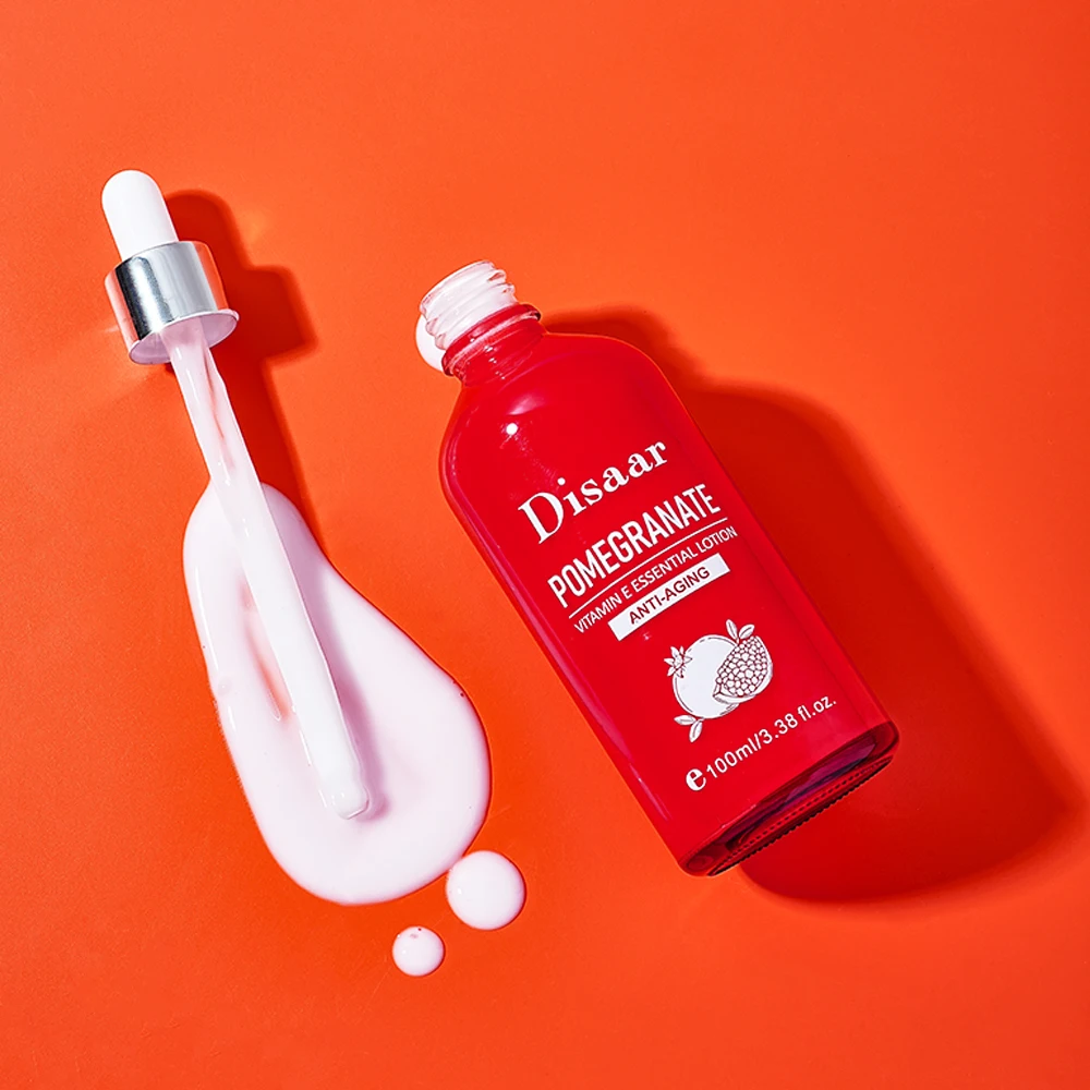 Pomegranate Serum Lotion 100g Vitamin E Essence Anti-Aging Nourishing Revitalizing Skin facial essence niacinamide serum
