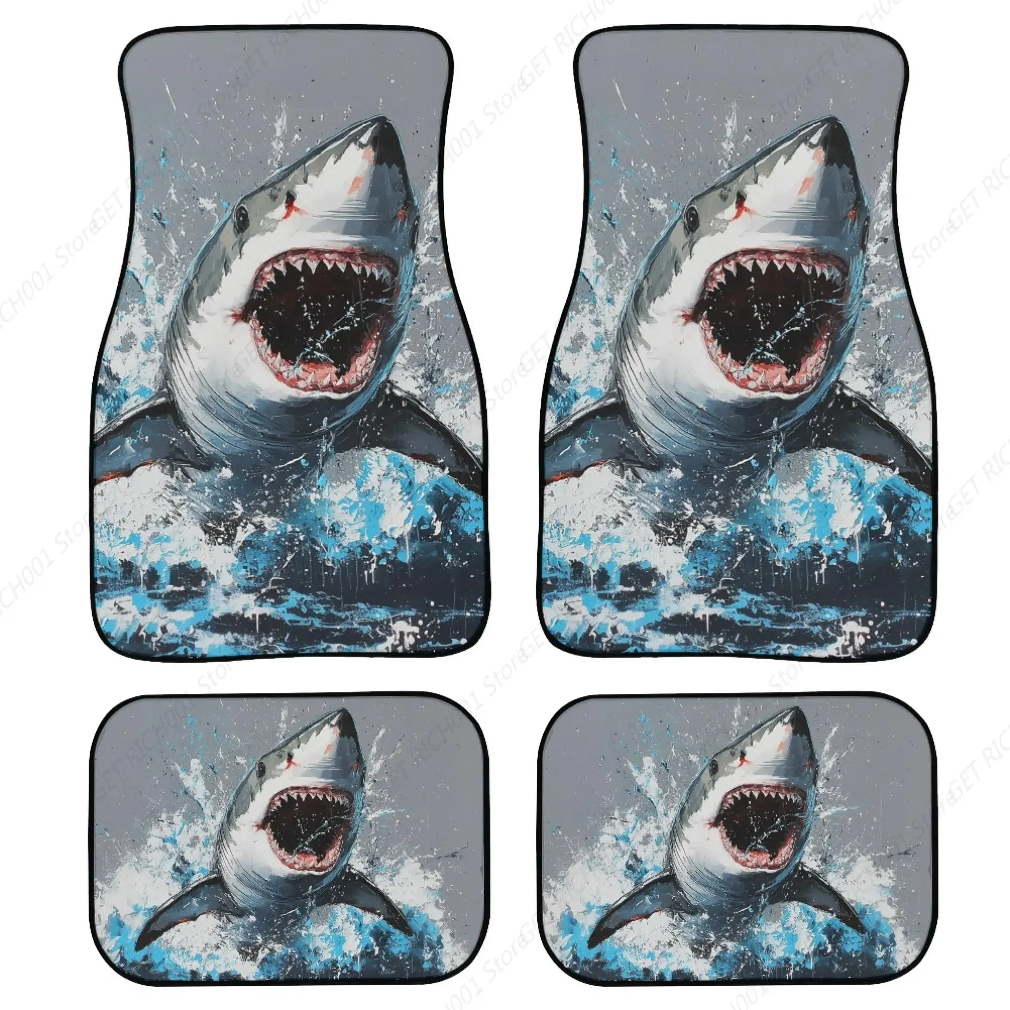 Shark Car Floor Mats 2