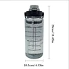 2 Liter Water Bottle with Straw Female Jug Girls Portable Travel bottles Fitness Bike Cup Summer Cold Water Jug with Time Marker 5