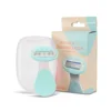 Portable Women's Safety 4-Blades Shaving Razor Body Face Bikini Underarm Hair Removal Manual Shaver Tool With Travel Case 1