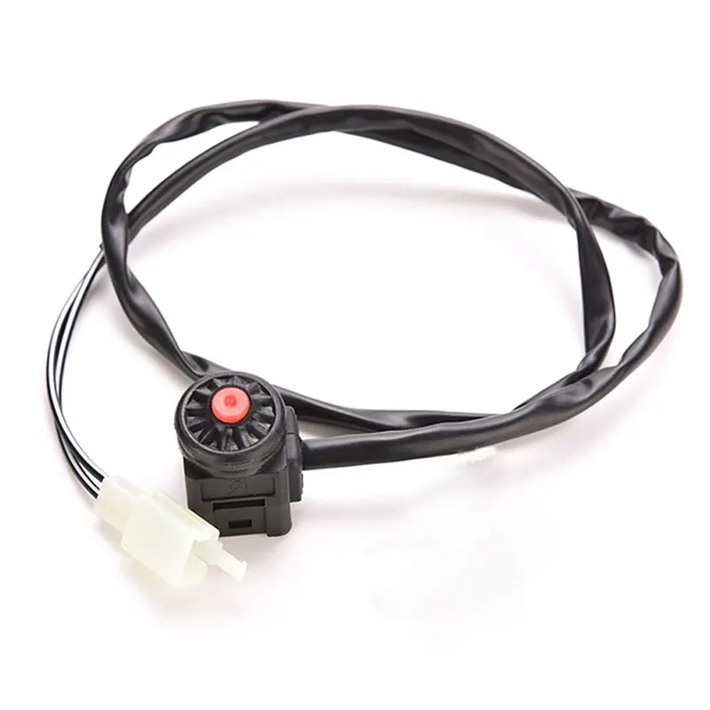 Universal Motorcycle Kill Switch Red Push Button Horn Starter Dirt Bike ATV UTV Dual Sport For 22mm Handlebar Mounted Bars 1 Pcs motorcycle kill switch