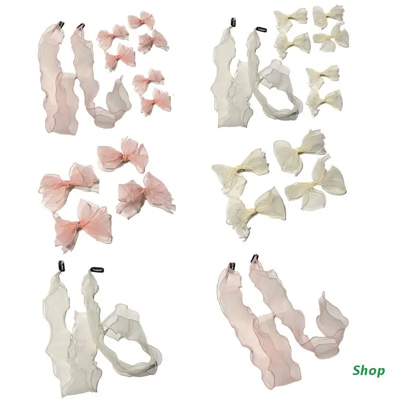 

Простой Плетеный бант L5YC, женская заколка для волос