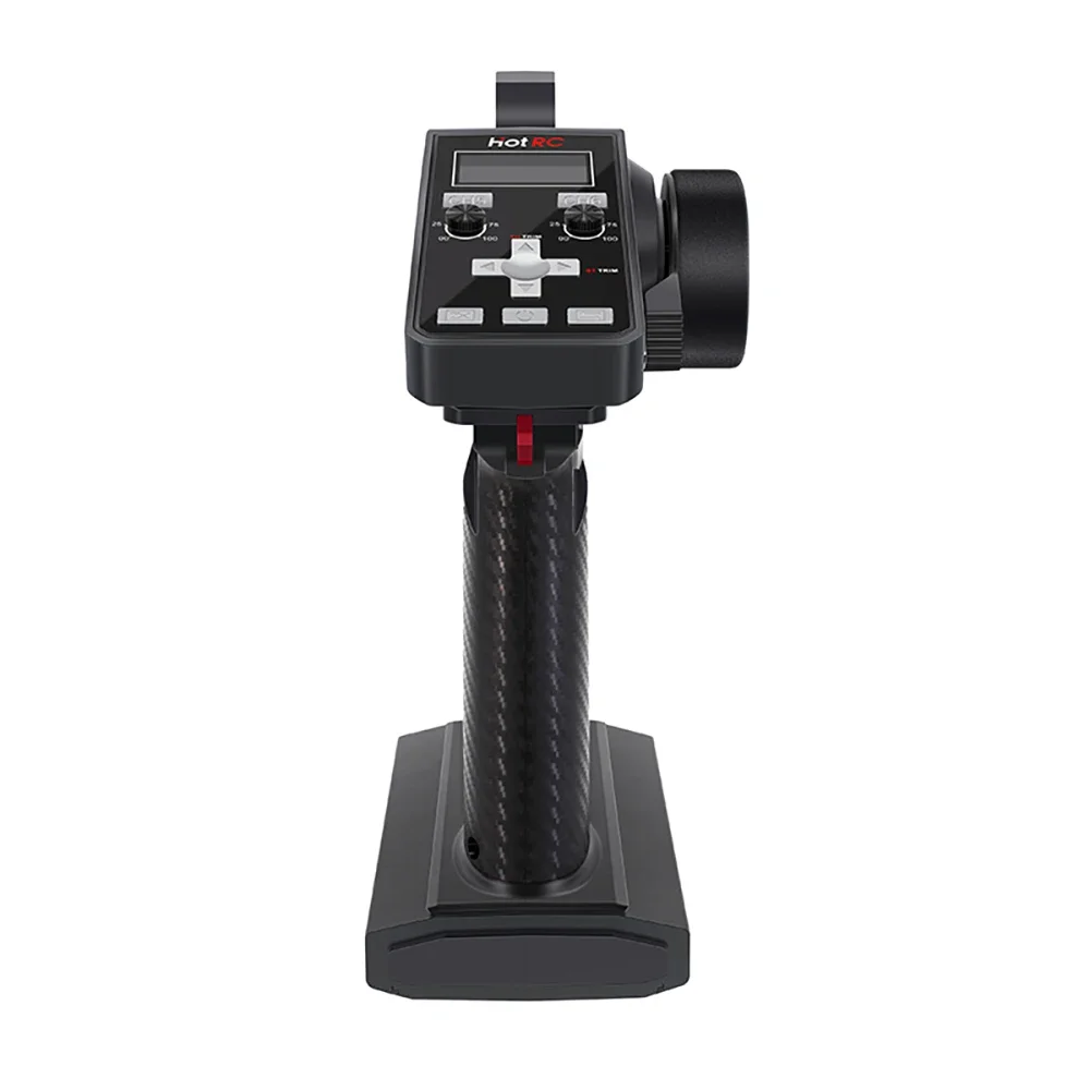 NEW HOTRC CT-6A 2.4GHz 6CH 6 Channels One-handed Control Radio Transmitter For RC Toy Car Boat Tank Racer Drone Quadcopter Part 4