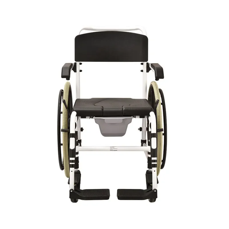 Powder Coat Stainless Steel Pregnant Woman Transfer Commode Toilet Chair 2