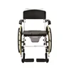 Powder Coat Stainless Steel Pregnant Woman Transfer Commode Toilet Chair 2
