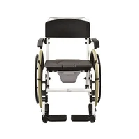 Powder Coat Stainless Steel Pregnant Woman Transfer Commode Toilet Chair 2