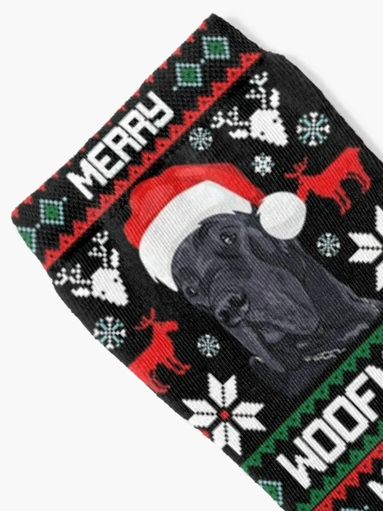 Great Dane Merry Woofmas Christmas German Mastiff Gift Socks compression socks funny man socks gym socks