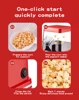 YR Home Popcorn Maker Mini Convenient 220V Fully Automatic Popcorn Maker 1200W Home Kitchen Appliance Popcorn Maker Corn Cooker 6