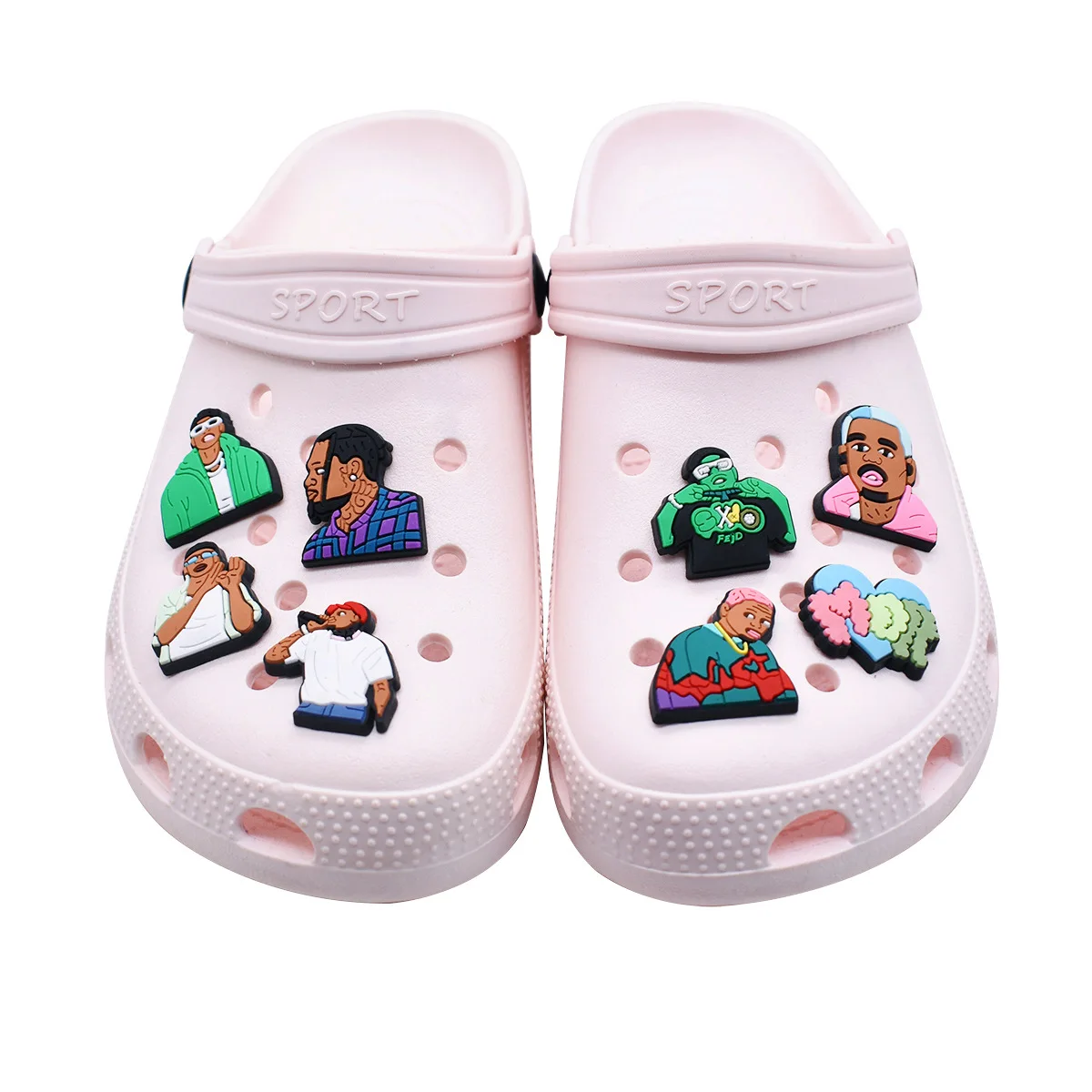 أحذية زينات جذابة لمغني الراب والمغني ، قباقيب ، ص...