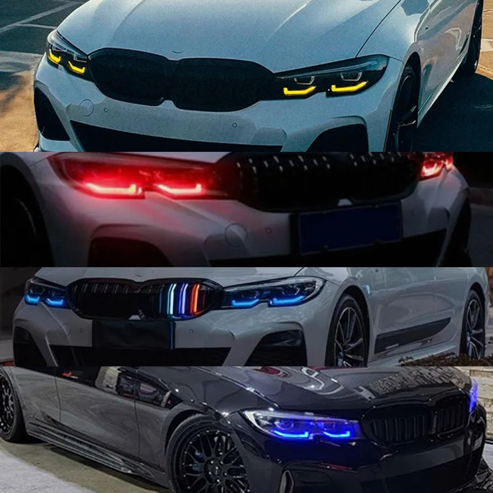 LEDヘッドライトキセノンランプライト,マルチカラーモジュール