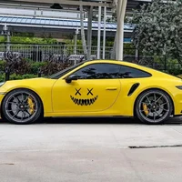 Demon Smiling Face Car Stickers for Rear Windshield Cool Auto Body Styling Waterproof Decoration Automobile Window Vinyl Decals 3