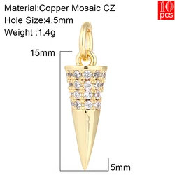 Bohemian Jewelry Accessories: 10pcs CuteStar Resin Charms for Earrings, Bracelets, Necklaces, and Keychains (AC210018G4 - 10pcs)