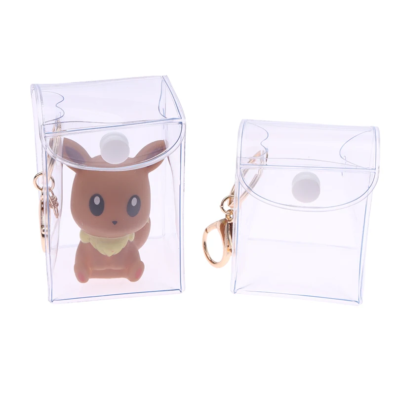 1Pc Transparent Mystery Box Mini Anime Doll Display Bag Universal Display Box Portable Storage Bag Coin Purse Earphone