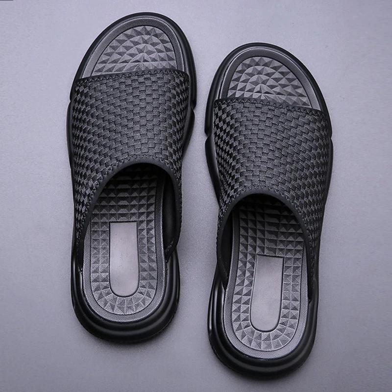 Mens Beach Shoes Casual Slides Non-slip Sports Sneakers Sandals Sneaker Slippers