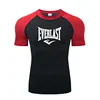 EVERLAST Mens SHOR Compression 3D Printed T-Shirt Sun Protection Second Leyer Skin Running Fitness Rash Prevention Training 1