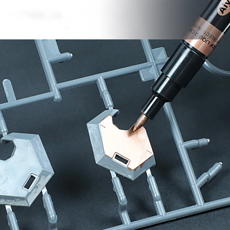 1-7Pcs-Chrome-Mirror-Marker-Silver-Marker-Liquid-Pen-for-Cards-Posters-Rock-Mugs-Ceramic-Glass.jpg 1/7Db Chrome Tükör Jelölő Ezüst Folyékony Toll Kártyákhoz, Plakátokhoz, Kőzetek, Kerámia, Üveg, Fém Kézműves Festéktollhoz - Image 6