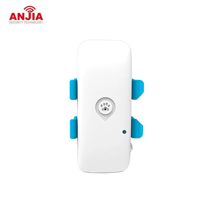 AnJia-Mini Pet GPS Tracker Monitor de Voz IP67 Imperme&aacute;vel, com aplicativo gratuito Localizador 4G 2G para C&atilde;o e Gato, P09