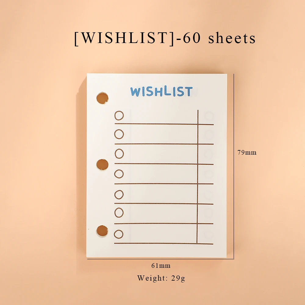 wishlist 60sheets