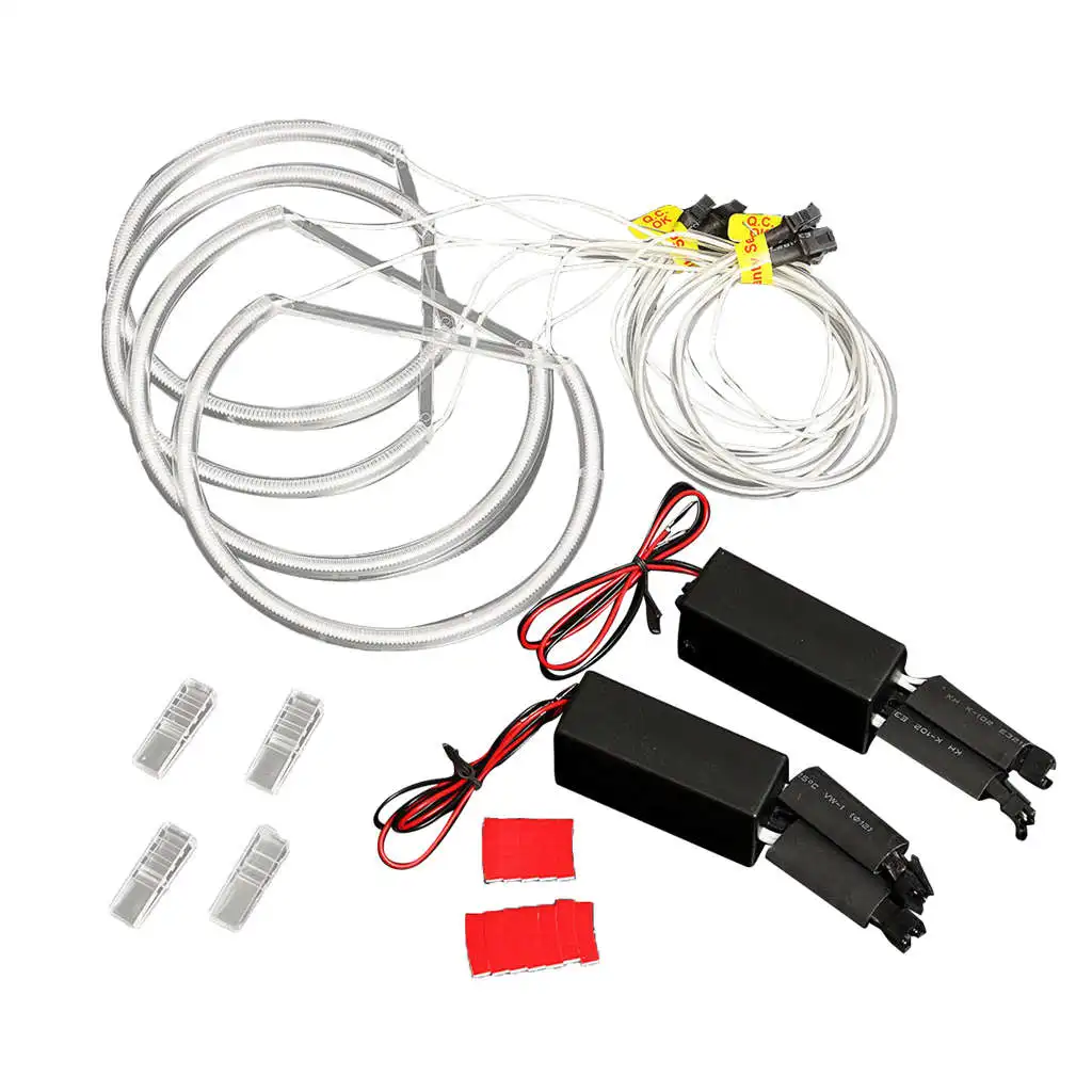 

4x Ccfl, ангельские глазки, светодиодное кольцо, фотокольцо, белый, не проектор для серии E46 3