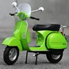1/10 Vespa 125 Alloy Leisure Motorcycle Model Diecasts Metal Street Motorcycle Model Simulation Sound and Light Childrens Gifts 1
