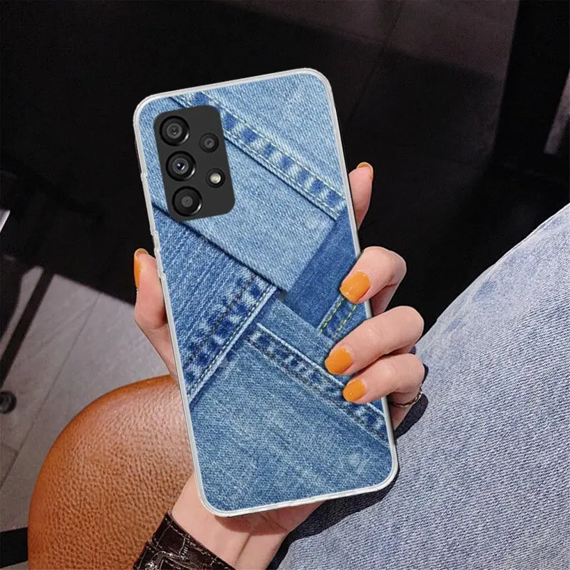 Jeans Cowboy Denim Printed Phone Case