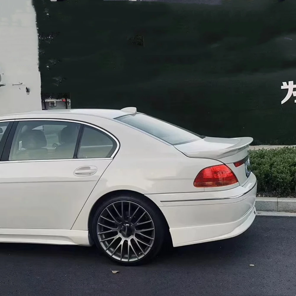 Unpainted Car Front Rear Lip Shovel Side Skirt Assembly For BMW 7 Series E66 2002-2008 Modified ABS Auto Accessories