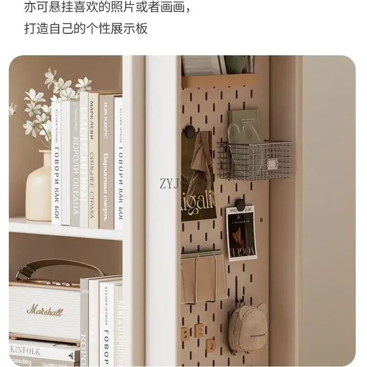**Rotating bookshelf storage Solid wood small floor rack Multi-layer small bookcase Household children's picture book bookcase