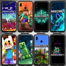 

Sandbox Game MINECRAFT Mini World Phone Case for Huawei Y6P Y8S Y8P Y5II Y5 Y6 2019 P Smart Prime Pro