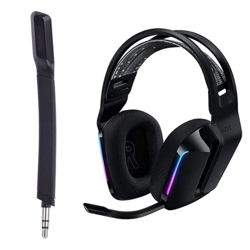 Logitech G733 Lightspeed 무선 헤드셋 용 교체 마이크 전문 클리어 소음 감소 마이크 교체