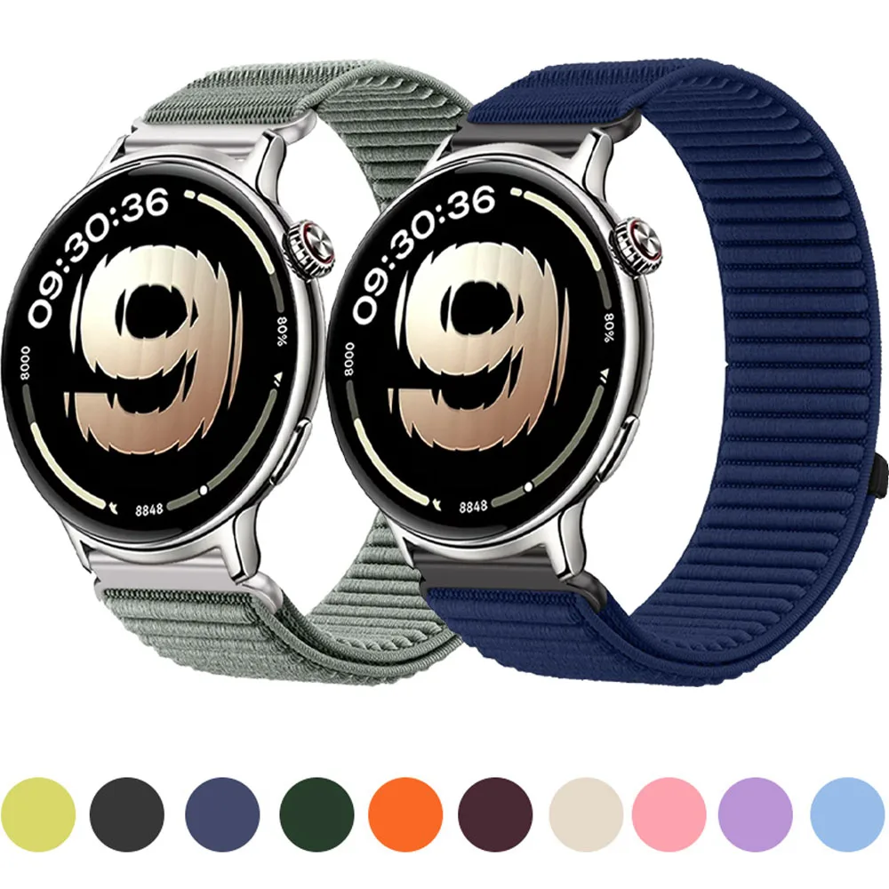 Breathable Nylon Watch Strap - Adjustable Size Options