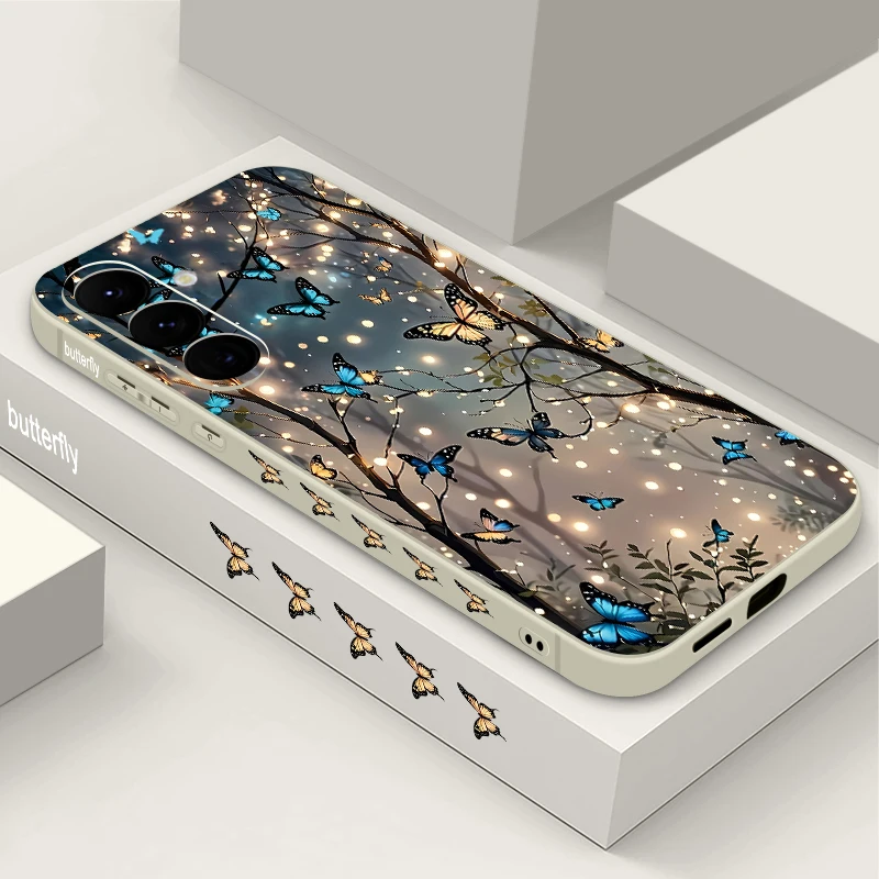 Dream Butterfly Print Soft TPU Phone Case Cover